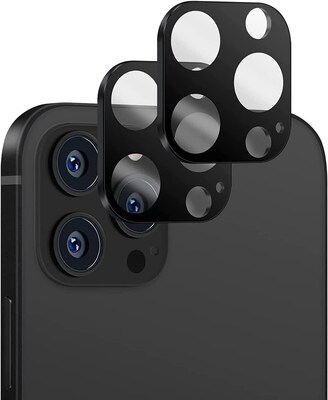 SaharaCase iPhone 14 Pro 6.1" Bundle, AirShield Boost Kickstand Case with Tempered Glass Screen and Camera Protector, Black