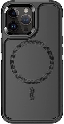 SaharaCase iPhone 14 Pro Max 6.7" Bundle, Armor Hard Shell Case with Tempered Glass Screen and Camera Protector, Black