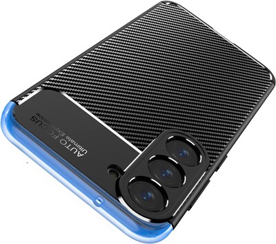 SaharaCase Samsung Galaxy S23 Bundle, Anti-Slip Series Case with Tempered Glass Screen and Camera Protector, Black