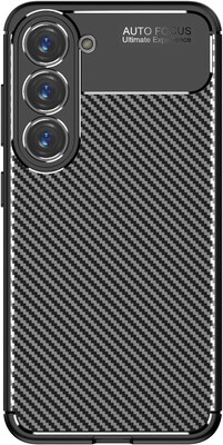 SaharaCase Samsung Galaxy S23+ Bundle, Anti-Slip Series Case with Tempered Glass Screen and Camera Protector, Black