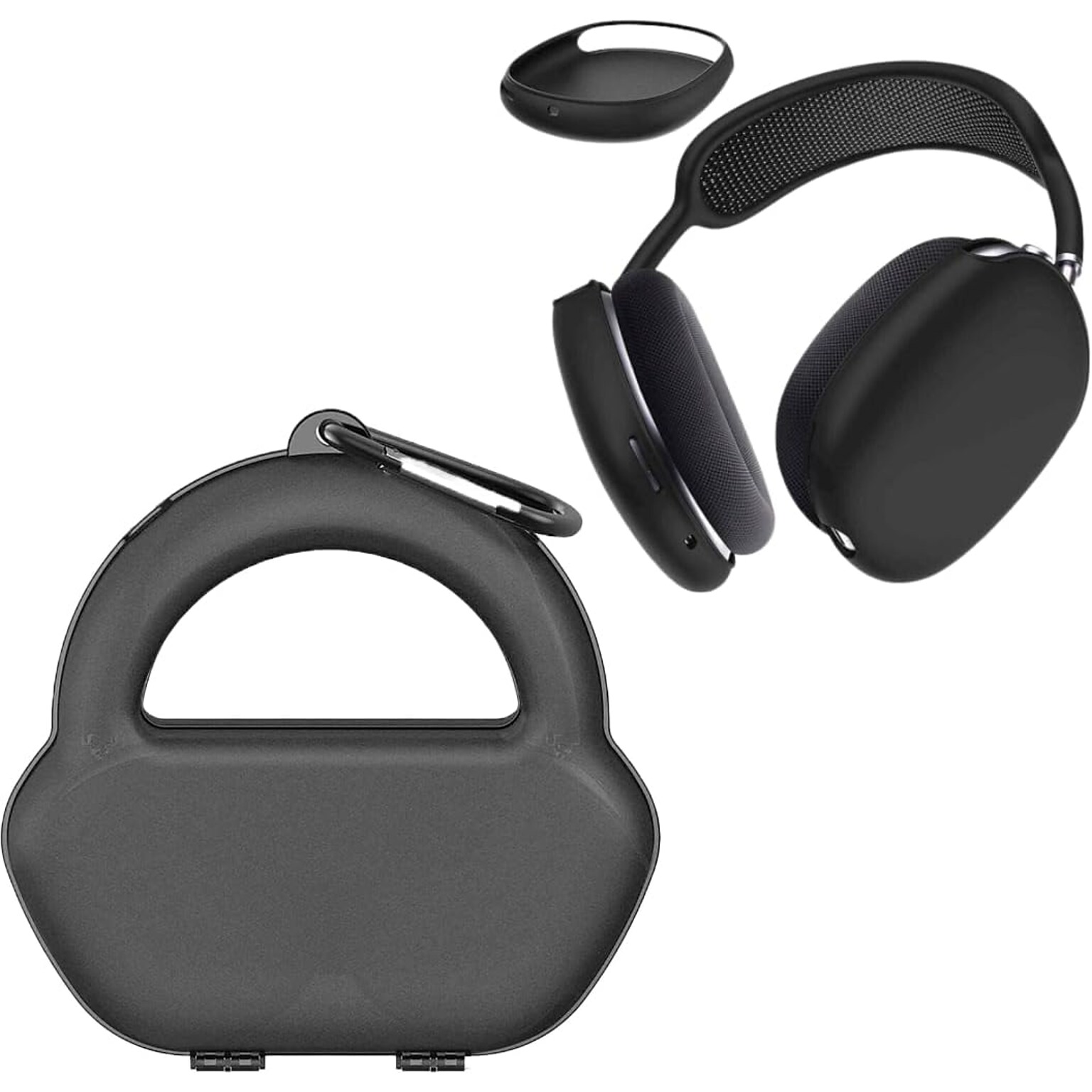 SaharaCase Travel Carry Case for Apple AirPods Max Bundle with Airpods Max Covers (HP00010-HP00001)