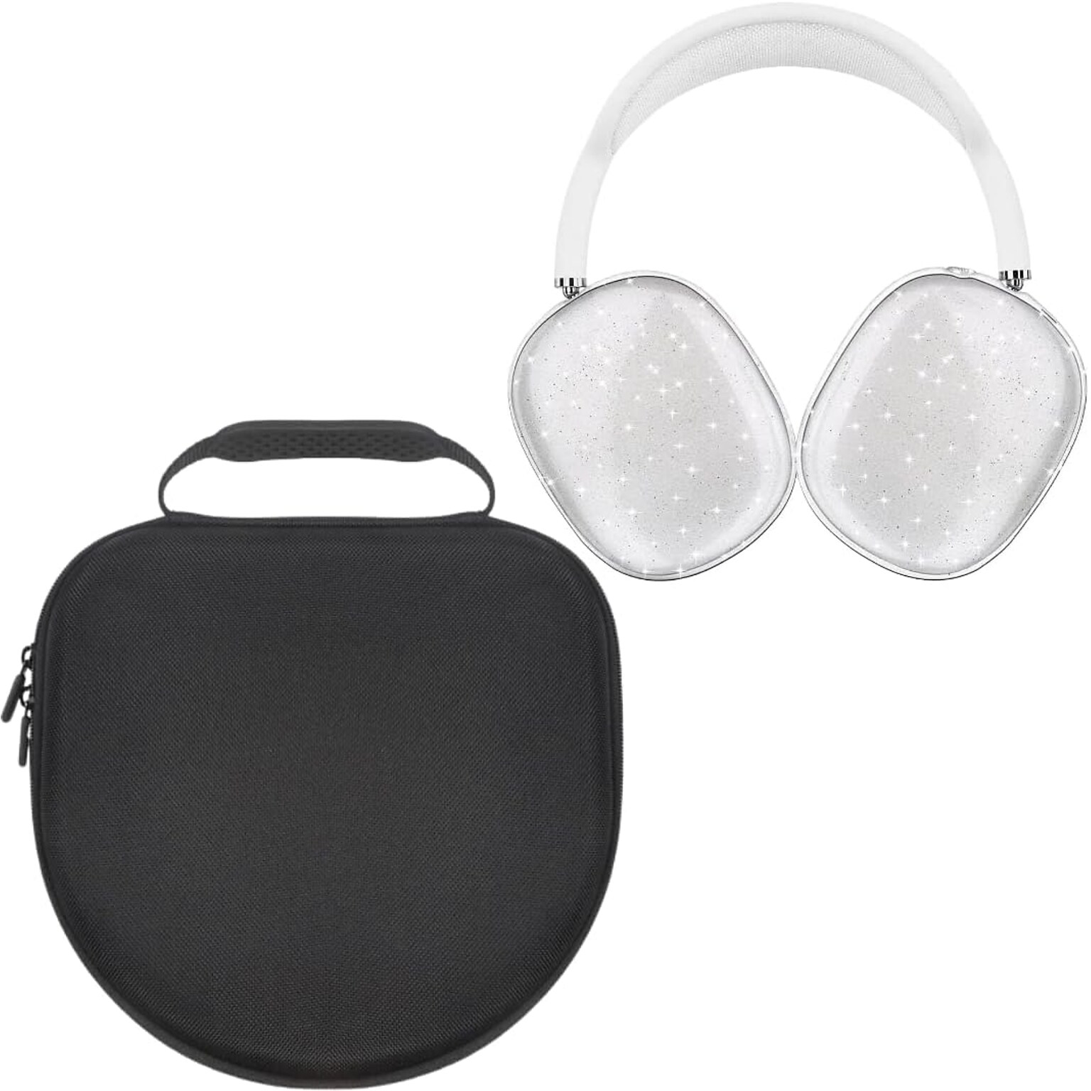 SaharaCase Travel Carry Case for Apple AirPods Max Bundle with Airpods Max Covers (HP00015-HP00006)