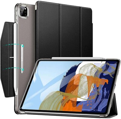 SaharaCase Apple iPad Pro 11" (3rd Gen & 4th Gen) Protection Bundle, Folio Case with Tempered Glass Screen, Black