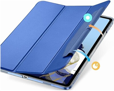 SaharaCase iPad Pro 11" (3rd Gen 2021 & 4th Gen 2022) Protection Bundle, Folio Case with Tempered Glass Screen, Blue