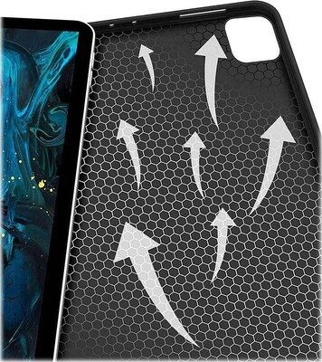 SaharaCase Apple iPad Pro 11" (3rd Gen 2021 & 4th Gen 2022) Protection Bundle, Case with Tempered Glass Screen, Pink Marble