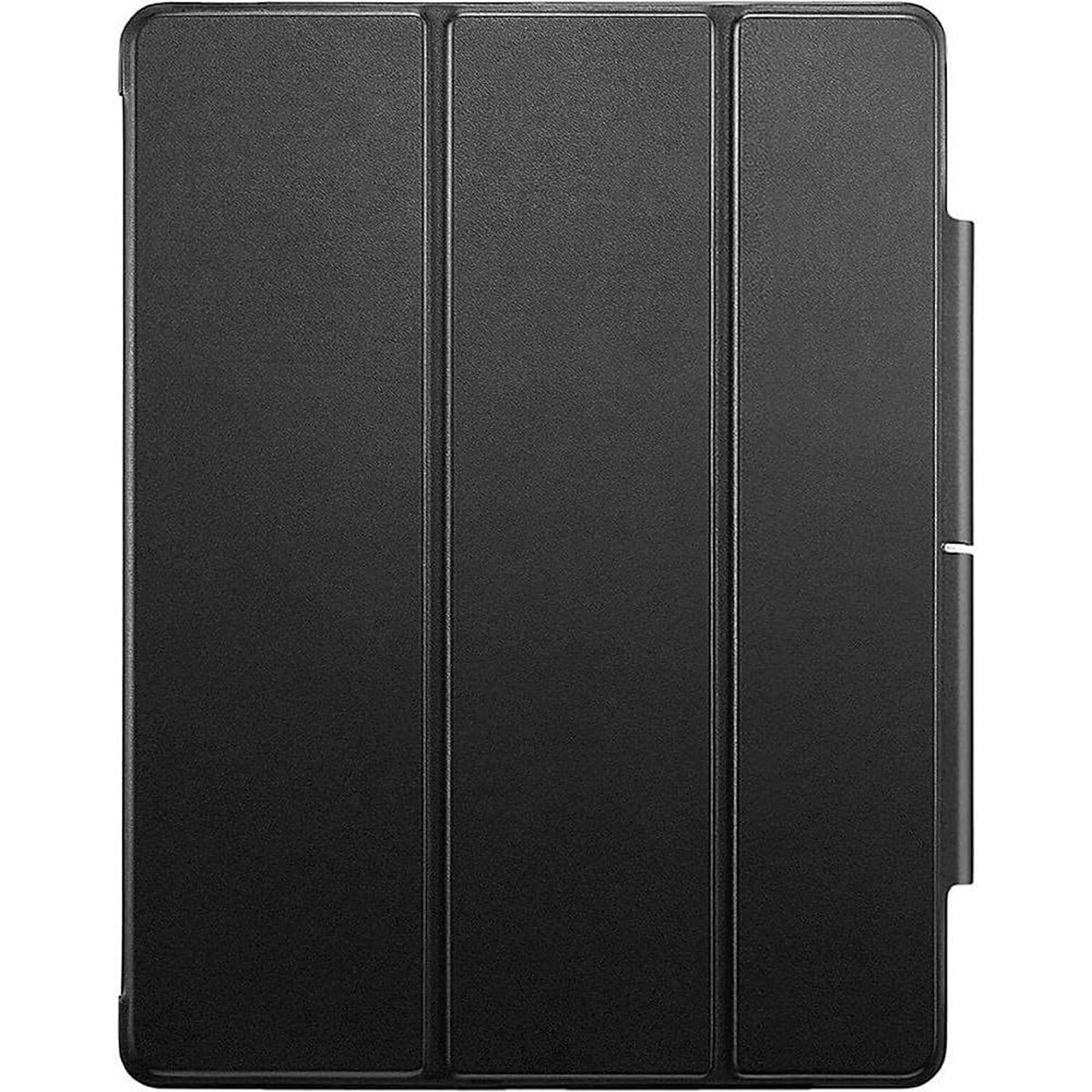 SaharaCase Apple iPad Pro 12.9 (4th,5th,6th Gen 2020-2022) Protection Bundle, Folio Case with Tempered Glass Screen, Black