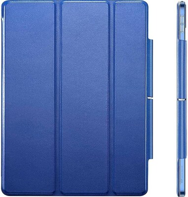 SaharaCase Apple iPad Pro 12.9" (4th,5th,6th 2020-2022) Protection Bundle, Folio Case with Tempered Glass Screen, Blue