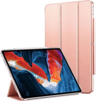 SaharaCase Apple iPad Pro 12.9" (4th,5th, 6th Gen 2020-2022) Protection Bundle, Case with Tempered Glass Screen, Rose Gold