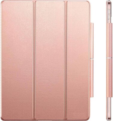 SaharaCase Apple iPad Pro 12.9" (4th,5th, 6th Gen 2020-2022) Protection Bundle, Case with Tempered Glass Screen, Rose Gold
