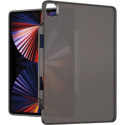 SaharaCase Apple iPad Pro 12.9" (4th,5th,6th Gen 2020-2022) Protection Bundle, Case with Tempered Glass Screen, Clear/Black