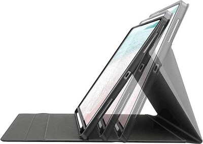 SaharaCase Apple iPad Pro 12.9" (4th,5th, and 6th Gen 2020-2022) Bundle, Keyboard Folio Case with Tempered Glass Screen, Black