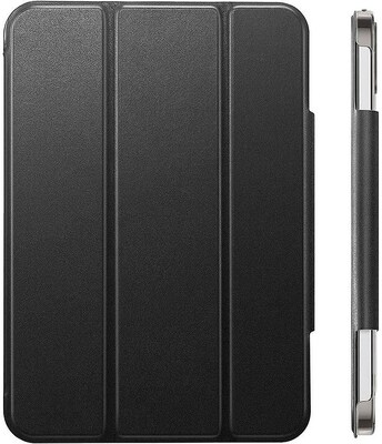 SaharaCase Apple iPad mini A17 Pro & 6th Generation 2021 Protection Bundle, ESR Folio Case with Tempered Glass Screen, Black