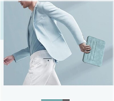 SaharaCase Apple iPad mini A17 Pro & 6th Generation 2021 Protection Bundle, Multi-Angle Case with Tempered Glass Screen, Aqua