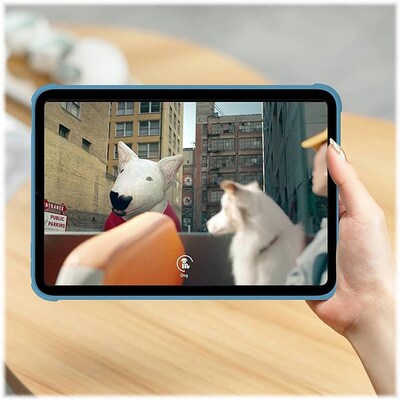 SaharaCase Apple iPad mini A17 Pro & 6th Generation 2021 Protection Bundle, Hybrid-Flex Case with Tempered Glass, Clear Blue