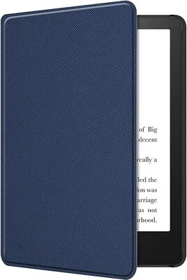 SaharaCase Kindle Paperwhite (11th Gen 2021-2023) Protection Bundle, Folio Case & Tempered Glass Screen, Blue (TB00191-ZD-T22)