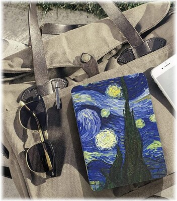 SaharaCase Kindle Paperwhite (11th Gen 2021-2023) Protection Bundle, Folio Case & Tempered Glass Screen, Blue/White