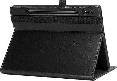 SaharaCase Samsung Galaxy Tab S8+ & Tab S7 FE (2022) Protection Bundle, Series Case with Tempered Glass Screen, Black