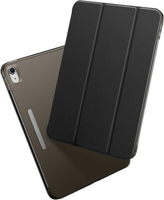 SaharaCase Apple 10.9" iPad (10th Gen) Protection Bundle, AirShield Folio Case with Tempered Glass Screen, Black