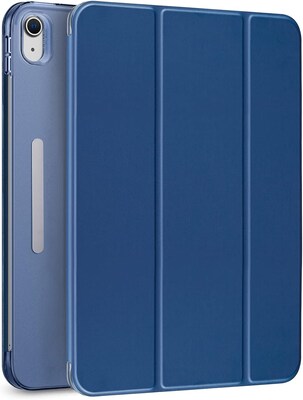 SaharaCase Apple 10.9" iPad (10th Gen) Protection Bundle, AirShield Folio Case with Tempered Glass Screen, Blue