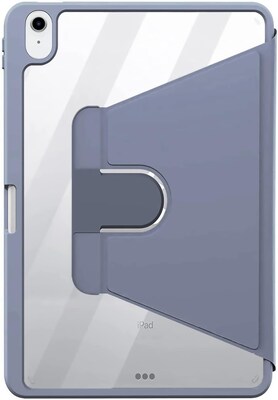 SaharaCase Apple 10.9" iPad (10th Gen) Protection Bundle, Rotating Folio Case with Tempered Glass Screen, Shadow Purple Gray