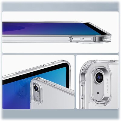 SaharaCase Apple 10.9" iPad (10th Generation) Protection Bundle, Hybrid Flex Hard Shell Case with Tempered Glass Screen, Clear