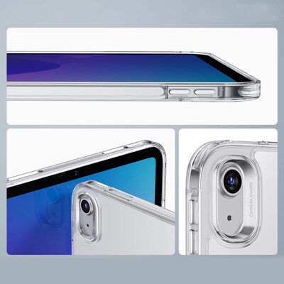 SaharaCase Apple 10.9" iPad (10th Generation) Protection Bundle, Hybrid Flex Hard Shell Case with Tempered Glass Screen, Clear