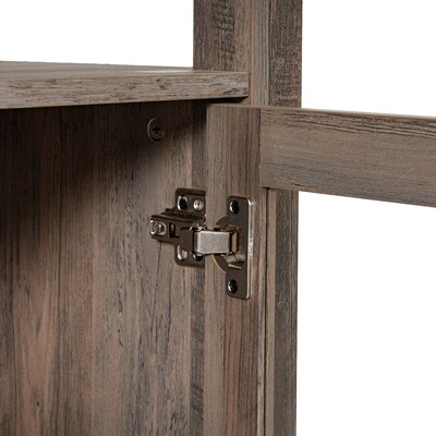 Flash Furniture Stella 67.75" 3-Shelf Bookcase, Gray Wash Engineered Wood (ZG027GRYWSH)