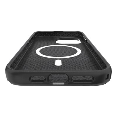 cellhelmet Fortitude Series MagSafe Phone Case for iPhone 15 Pro Max (6.7"), Onyx Black (C-FORT-i15-6.7PROMAX-OB)