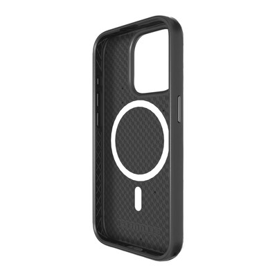 cellhelmet Fortitude Series MagSafe Phone Case for iPhone 15 Pro (6.1"), Onyx Black (C-FORT-i15-6.1PRO-OB)