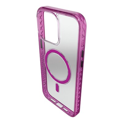 cellhelmet Magnitude Series MagSafe Phone Case for iPhone 15 Pro Max (6.7"), Vivid Magenta (C-MAG-i15-6.7PROMAX-MAG)