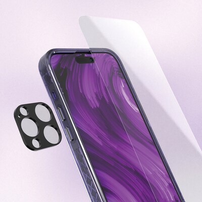 cellhelmet Tempered Camera Glass for iPhone 15/iPhone 15 Plus (TEMP-2-CMRA-i15-FULL)