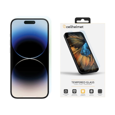 cellhelmet Tempered Glass Screen Protector for iPhone 15 (Temp-i15-61)