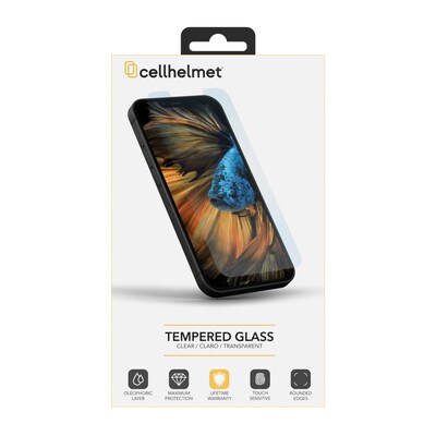 cellhelmet Tempered Glass Screen Protector for iPhone 15 Pro Max (Temp-i15ProMax-67)