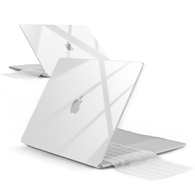 TechProtectus Hard-Shell Case/Keyboard Cover for Apple 15 Macbook Air 2023 M2, Clear (TP-CYCL-MA15M
