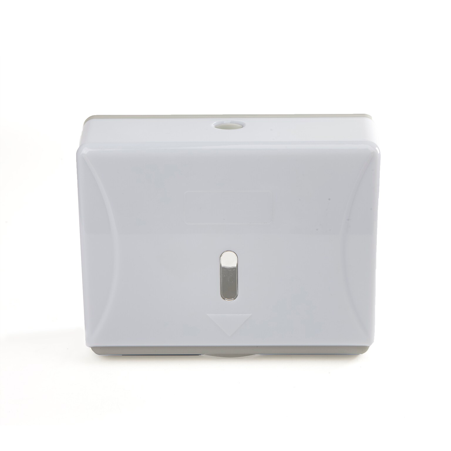 Mind Reader Multi-Fold Surface Mounted Paper Towel Dispenser, White (PTWIDE-WHT)