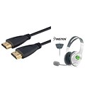 Insten 3FT HDMI Cable M/M+Premium Headset Microphone For Xbox360 Live