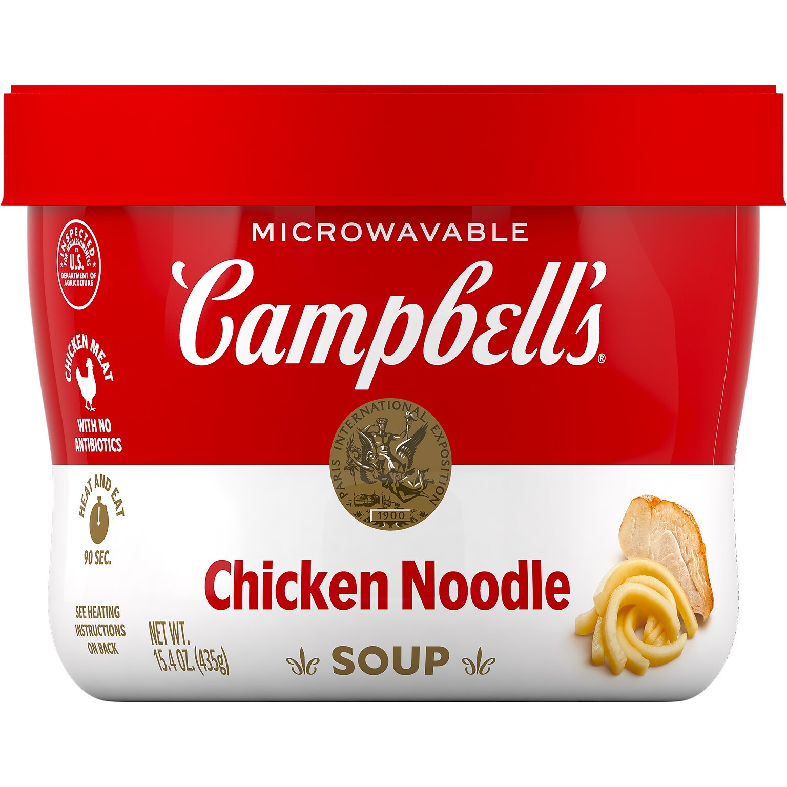 Campbells R&W Chicken Noodle 15.4oz Bowl, 8 count (351-00010)