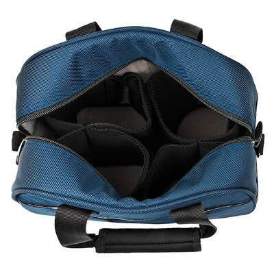 Vangoddy DSLR and Camcorder Camera Case Shoulder Bag, Blue (CAMLEA952)