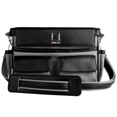 Lencca DSLR Camera Organizer with Padded Divider, Grey Black (CAMLEA573)