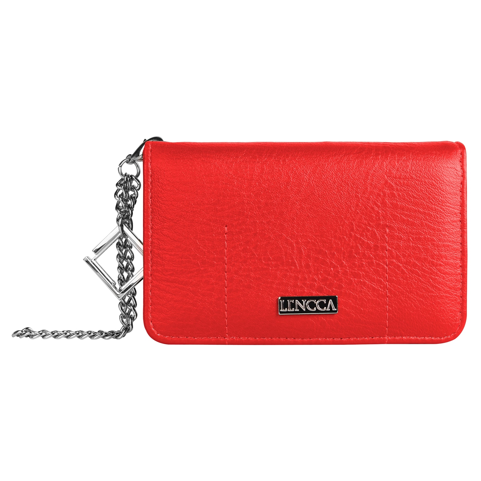 Lencca Universal Cellphone Cross body Bag Clutch wallet, Magenta Plum (LENLEA106)