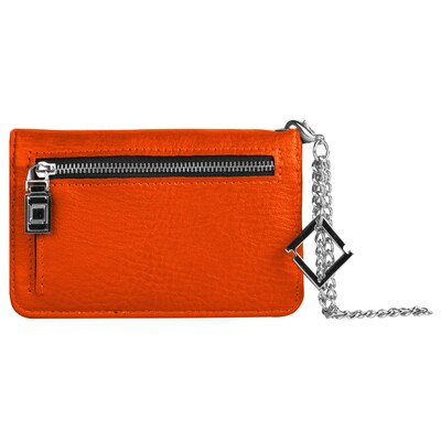 Lencca Universal Cellphone Cross body Bag Clutch wallet, Orange Tan (LENLEA104)