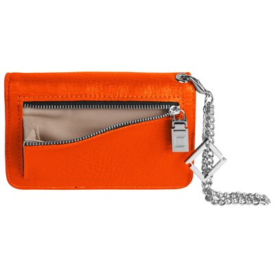 Lencca Universal Cellphone Cross body Bag Clutch wallet, Orange Tan (LENLEA104)