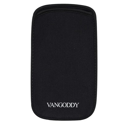 Vangoddy Universal Cellphone Neoprene Pouch Sleeve, Black (CELLEA325)