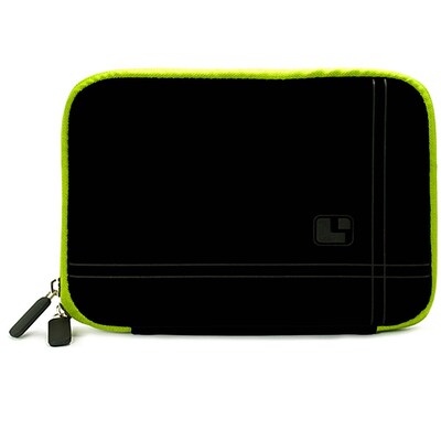SumacLife Lushy Tablet Sleeve Fits 7 Inch Tablet, Black Green (RDYLEA071)