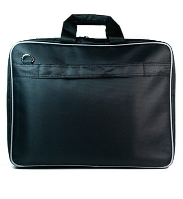 Vangoddy Back to School Messenger Shoulder Bag Briefcase, Fits 13 Inch Laptop, Black (NBKLEA638)