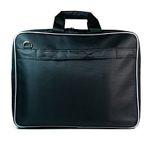 Vangoddy Back to School Messenger Shoulder Bag Briefcase, Fits 13 Inch Laptop, Black (NBKLEA638)