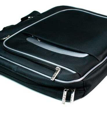 Vangoddy Back to School Messenger Shoulder Bag Briefcase, Fits 13 Inch Laptop, Black (NBKLEA638)