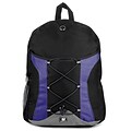SumacLife Canvas Athletic Laptop Backpack, Blue (NBKLEA413)