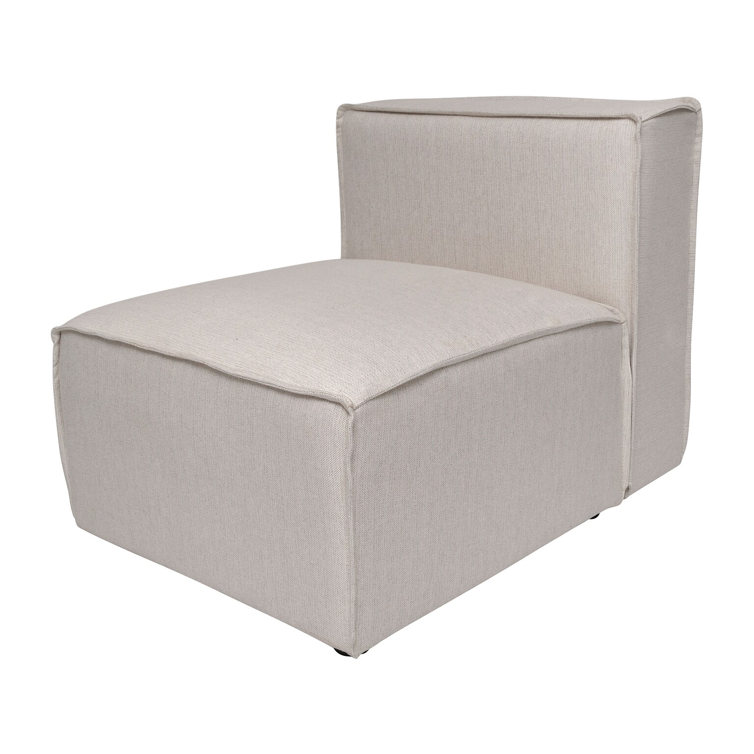 Flash Furniture Bridgetown Fabric Modular Armless Center Sectional Seat, Cream (ISIT2231MCCRM)