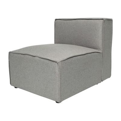 Flash Furniture Bridgetown Fabric Modular Armless Center Sectional Seat, Gray (ISIT2231MCGRY)